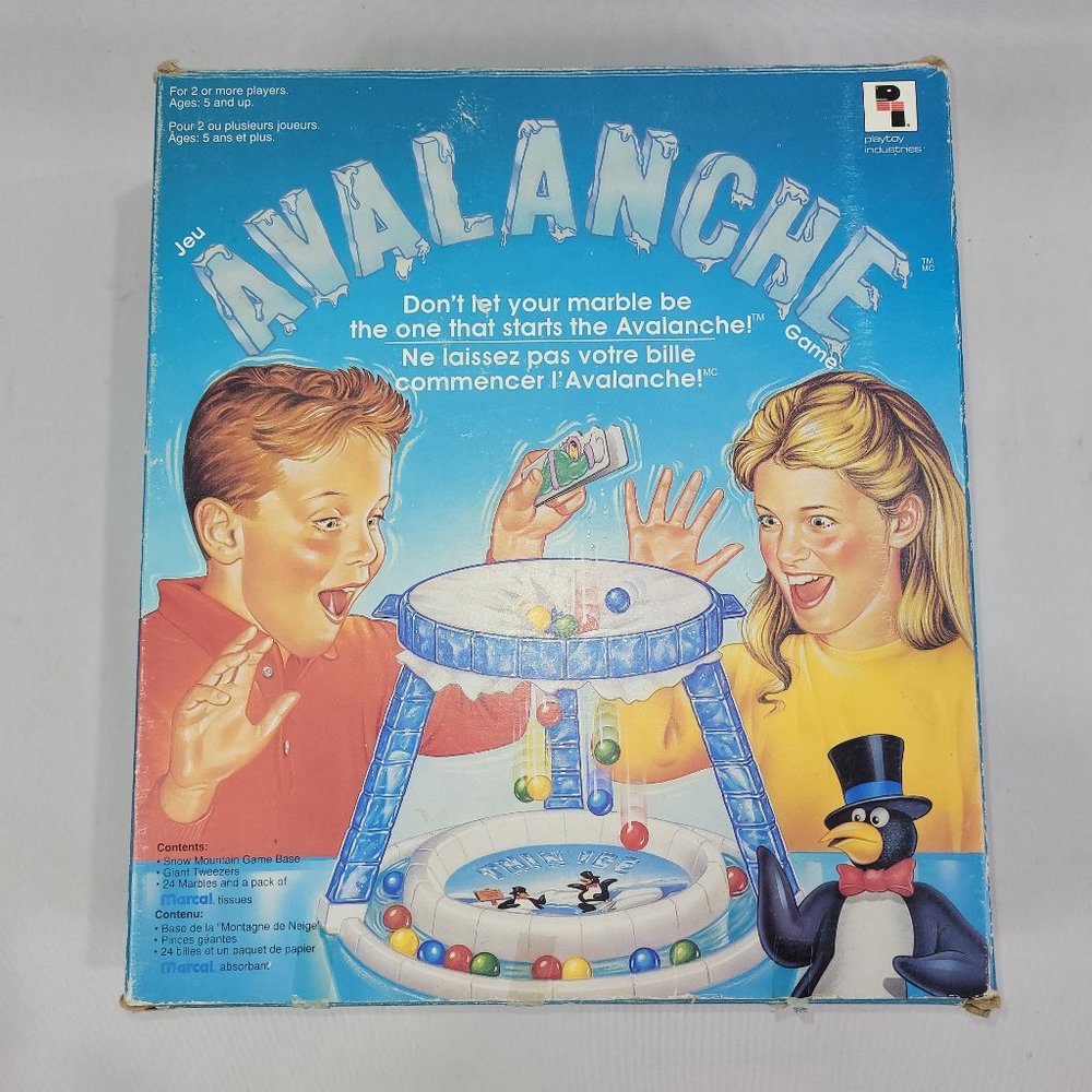 Avalanche Vintage 1990 Board Game by Playtoy Industries